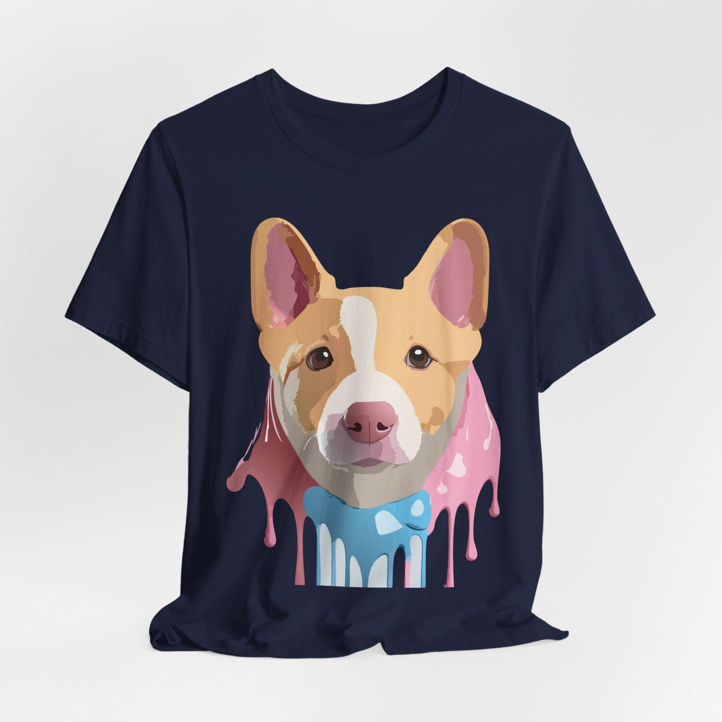 T-shirt en coton naturel avec chien