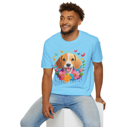 Dog Shirt Unisex Animal Tee Softstyle Cotton Comfort Everyday Wear
