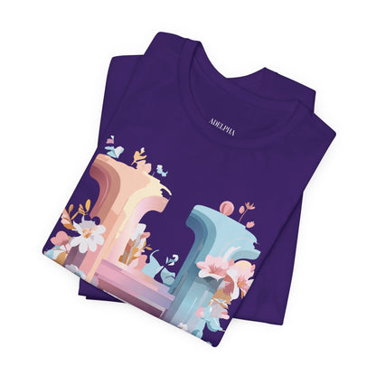 Natural Cotton Tee Shirt - Letters Collection - H Printify