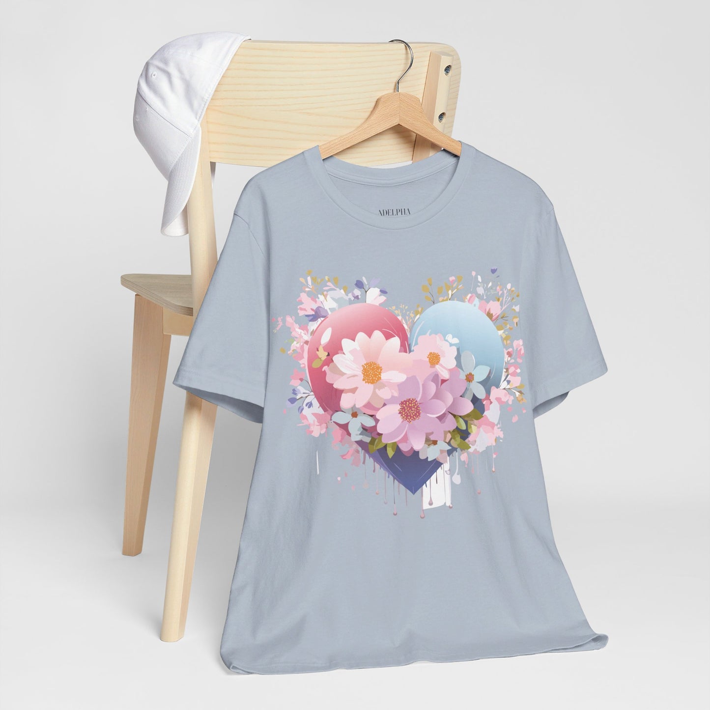 Natural Cotton Tee Shirt - Love story Collection