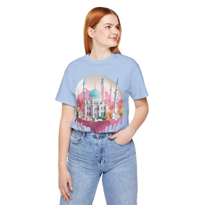 Natural Cotton Tee Shirt - Istanbul, Turkey Printify