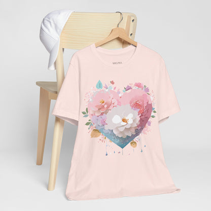 Natural Cotton Tee Shirt - Love story Collection Printify