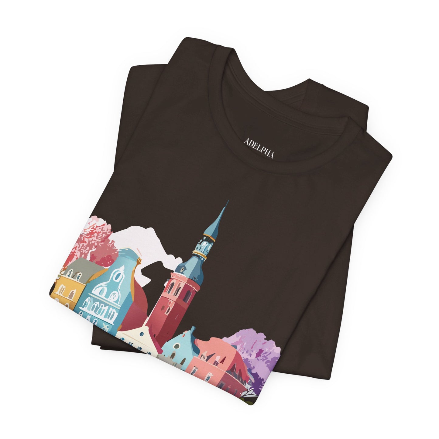 Natural Cotton Tee Shirt - Beautiful Places Collection - Warnemünde and Rostock - Germany