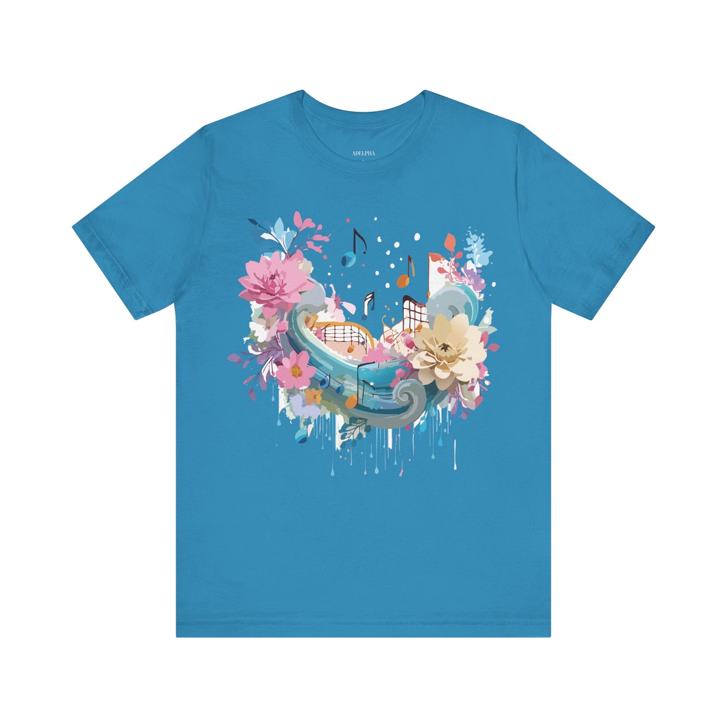 Natural Cotton Tee Shirt - Music Collection