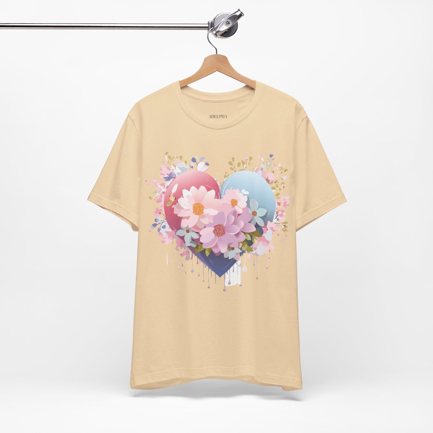 Natural Cotton Tee Shirt - Love story Collection