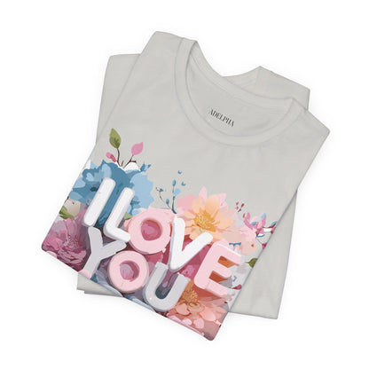 Natural Cotton Tee Shirt - Love story Collection Printify