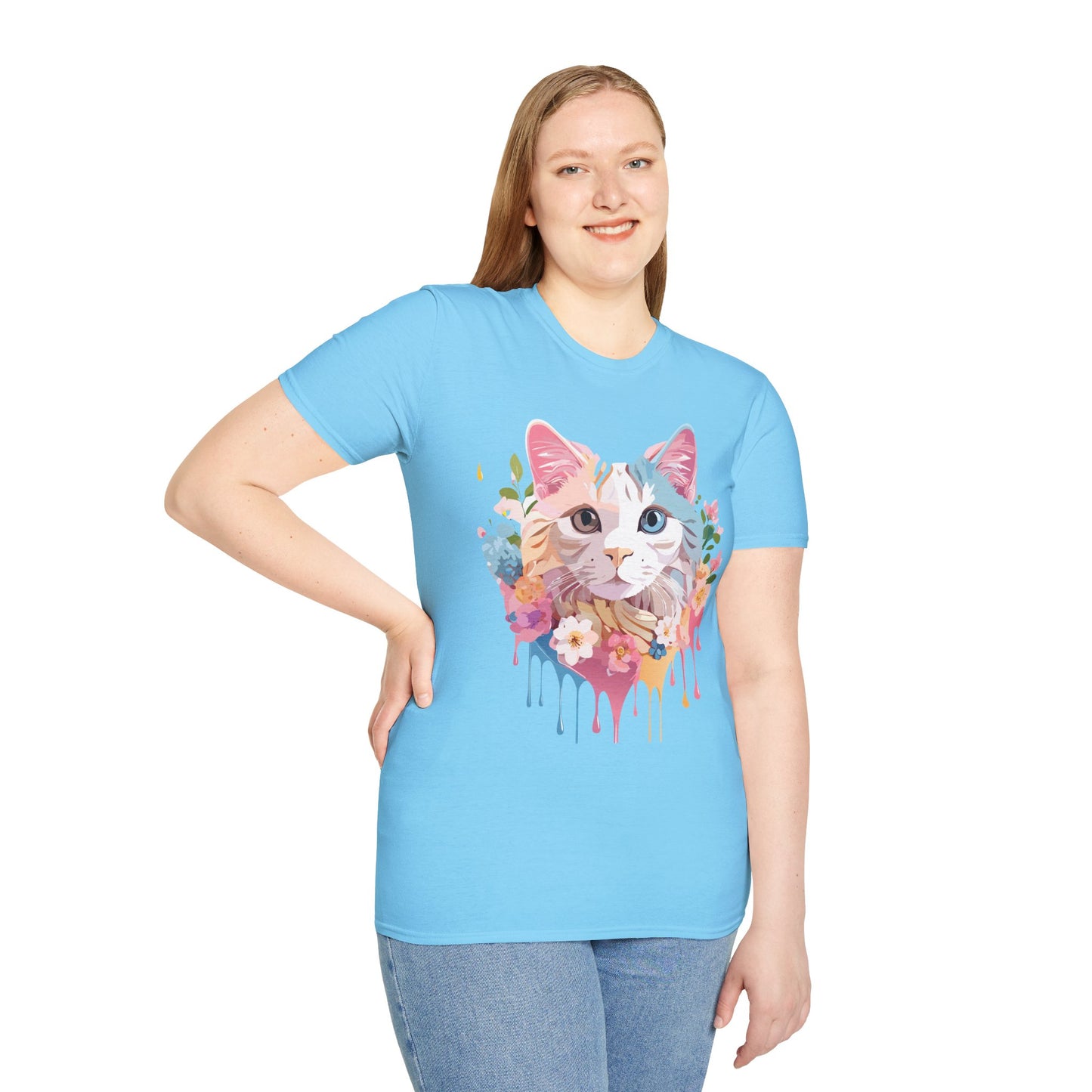 Cat Shirt, Shirt with Cat, Cats Tee, Kitten Tee