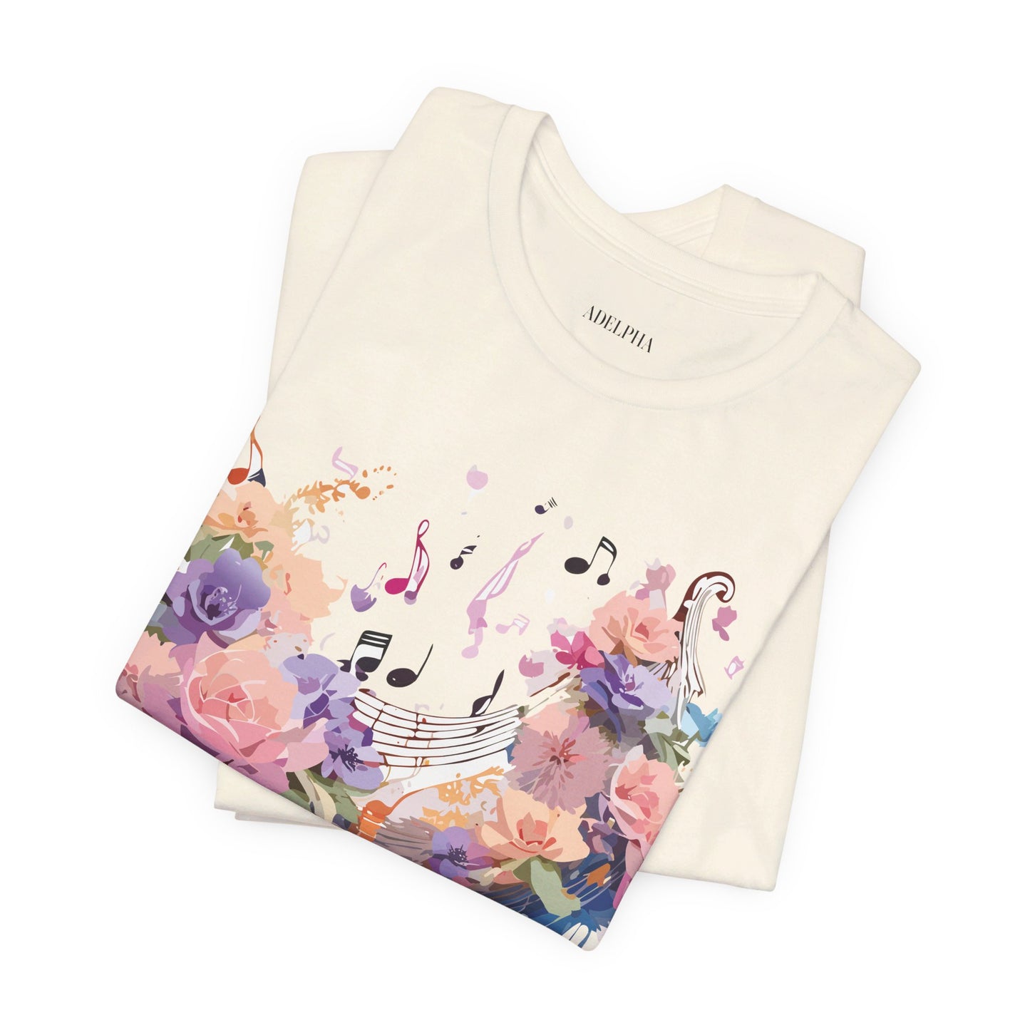 T-shirt en coton naturel - Collection Musique