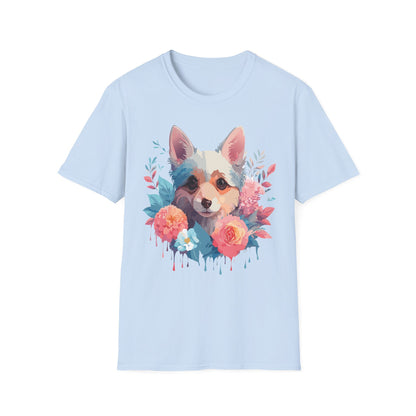 Dog Shirt Unisex Animal Print Tee With Cute Dog Designs And Comfort
