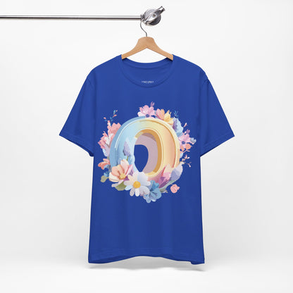 Natural Cotton Tee Shirt - Letters Collection - O Printify