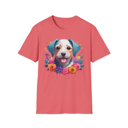 Dog Shirt Unisex Animal Short Sleeve Tee Gildan Softstyle 64000 Cotton Tee