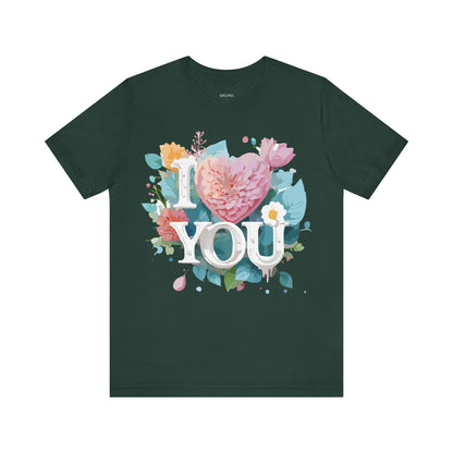 Natural Cotton Tee Shirt - Love Story Collection Printify