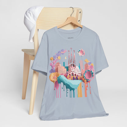Tourist Shirt, Shirt with Barcelona - ADELPHA