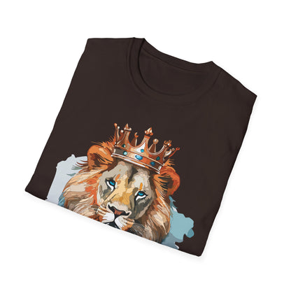 Lion Shirt Unisex Animal Tee Gildan Softstyle 64000 100 Percent Ring Spun Cotton