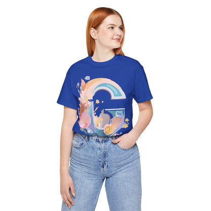 Natural Cotton Tee Shirt - Letters Collection - G Printify