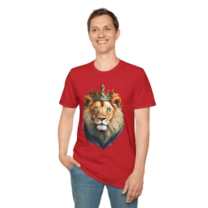 Lion Shirt Unisex Softstyle Tee Gildan 64000 100 Percent Ring Spun Cotton