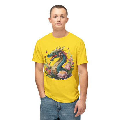 Dragon Art T Shirt Unisex Graphic Tee With Dragon Print HD Cotton