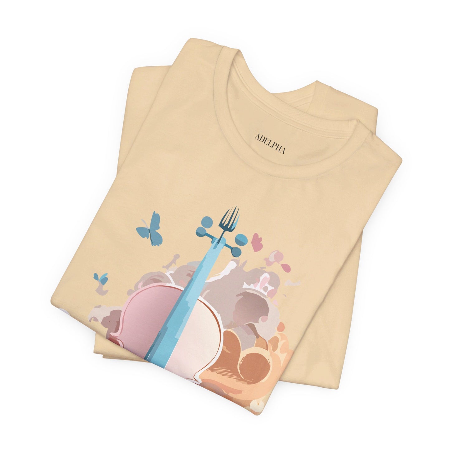 T-shirt en coton naturel - Collection Musique