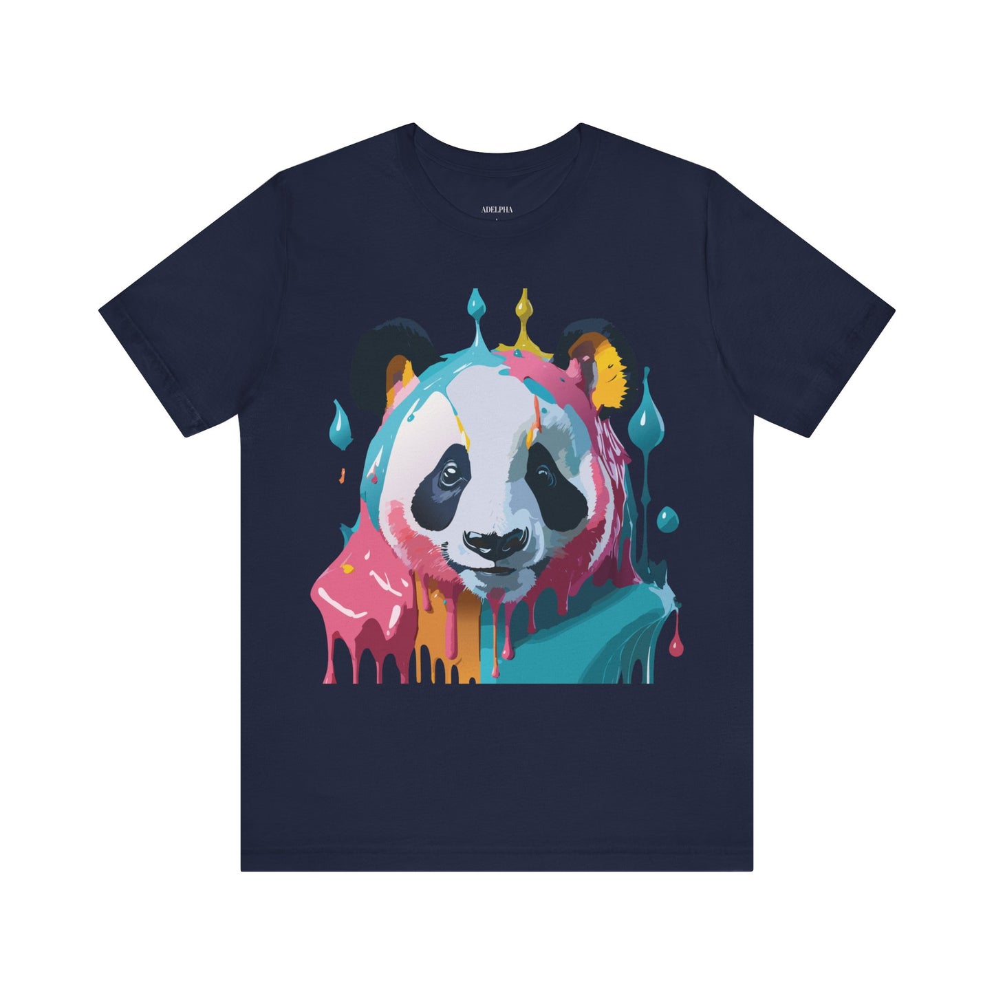 T-Shirt aus natürlicher Baumwolle mit Panda