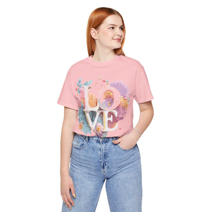 Natural Cotton Tee Shirt - Love story Collection Printify