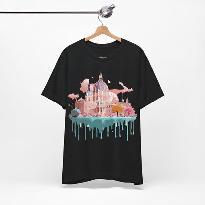Natural Cotton Tee Shirt - Beautiful Places Collection - Vienna Printify