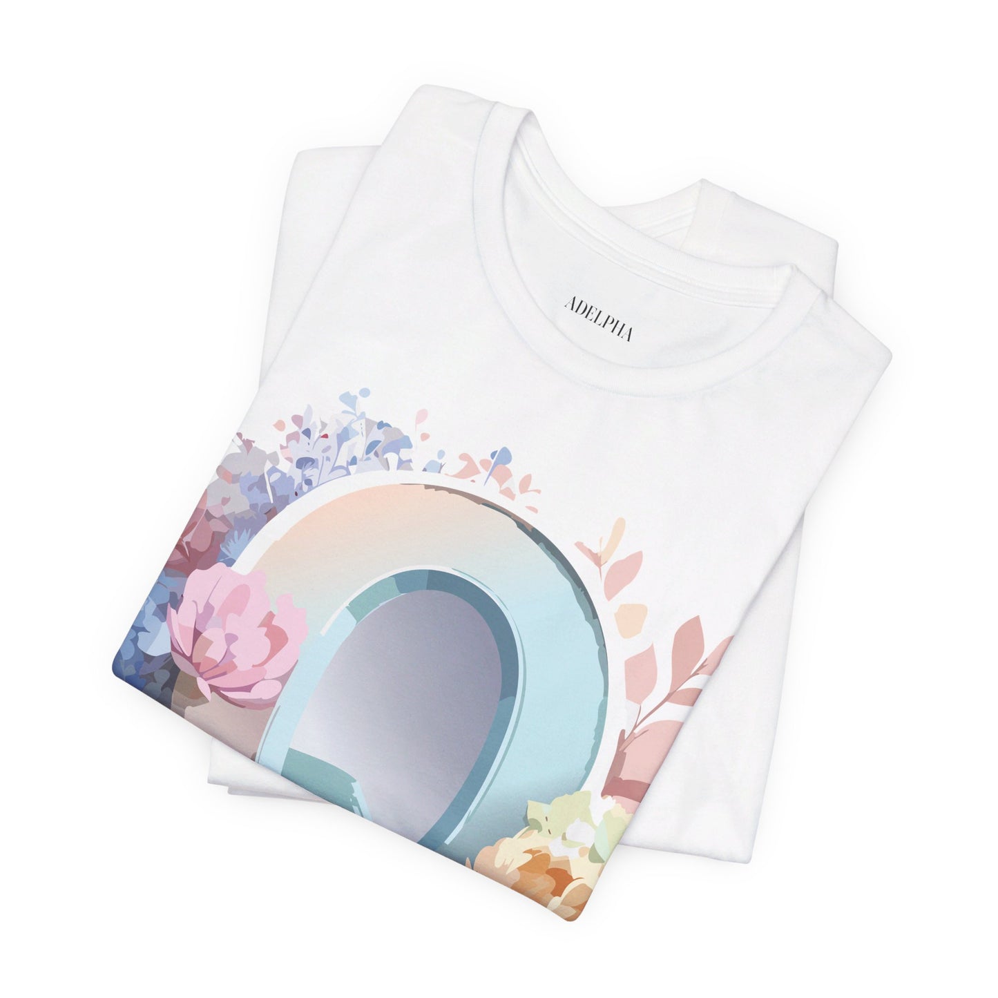 T-shirt en coton naturel - Collection Lettres - Q