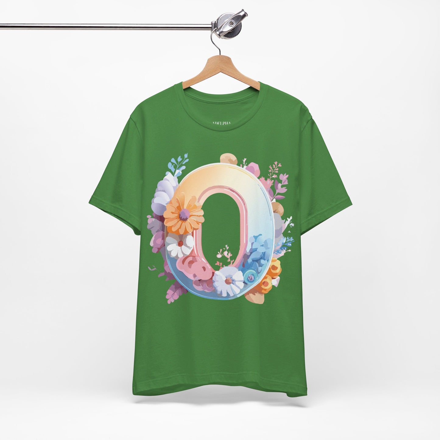 T-shirt en coton naturel - Collection Lettres - O