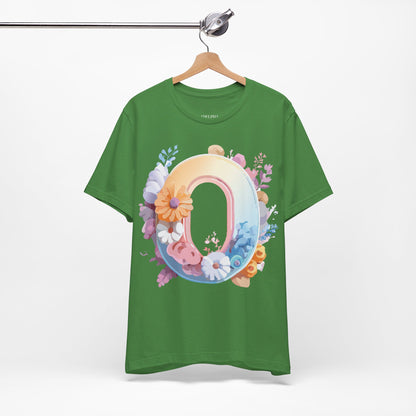 Natural Cotton Tee Shirt - Letters Collection - O Printify