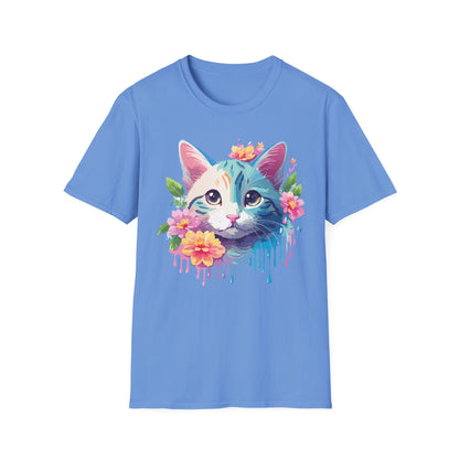 Cat Shirt Unisex Cat Lover Tee Premium Gildan Softstyle 64000 Lightweight
