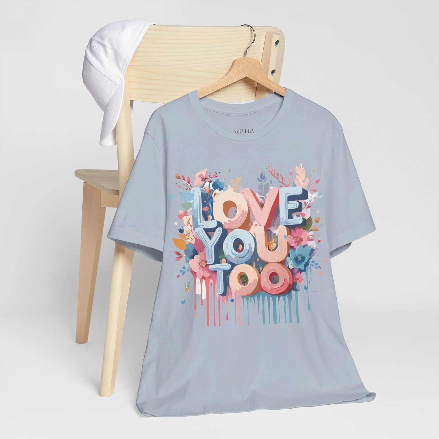 T-Shirt aus natürlicher Baumwolle – Love Story-Kollektion