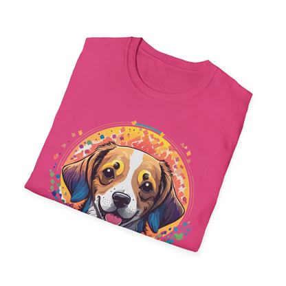 Dog Shirt Unisex Animal Tee Gildan 64000 Softstyle Ring Spun Cotton