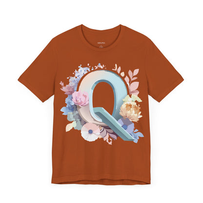 Letter Shirt, Letter Q Shirt - ADELPHA