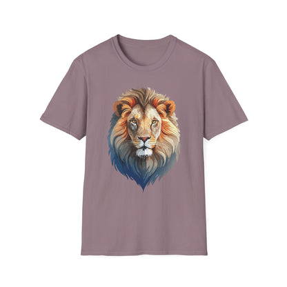 Gildan Lion Graphic Short Sleeve Softstyle Tee 100 Percent Cotton