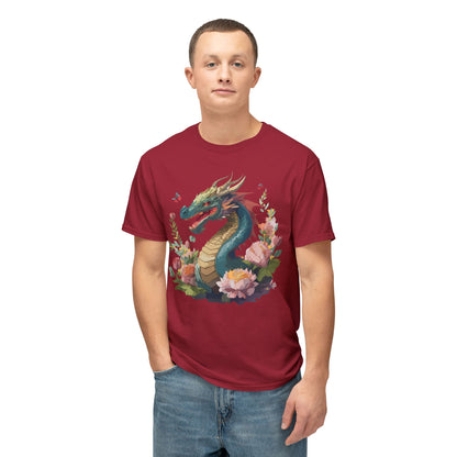 Dragon Art T Shirt Unisex Graphic Tee With Dragon Print HD Cotton