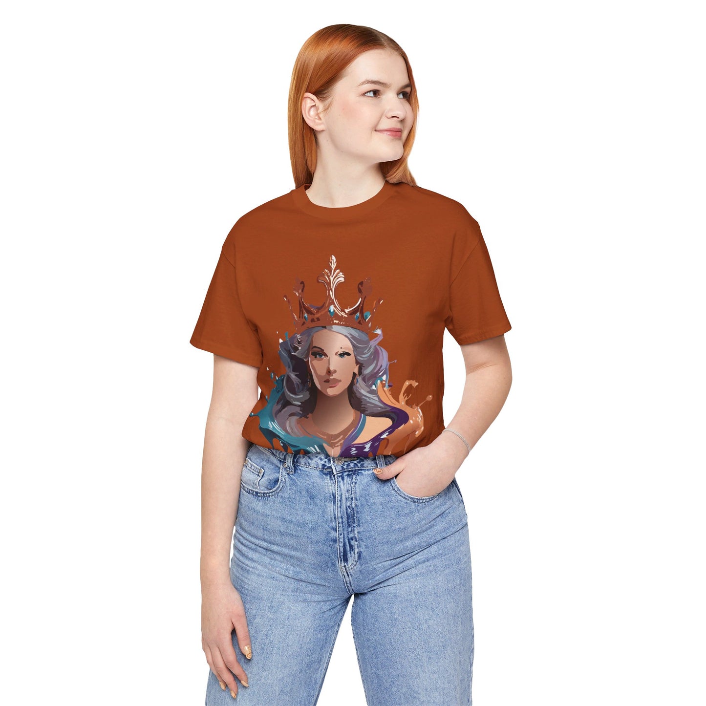 Natural Cotton Tee Shirt - Queen Collection