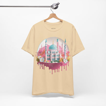 Natural Cotton Tee Shirt - Istanbul, Turkey Printify