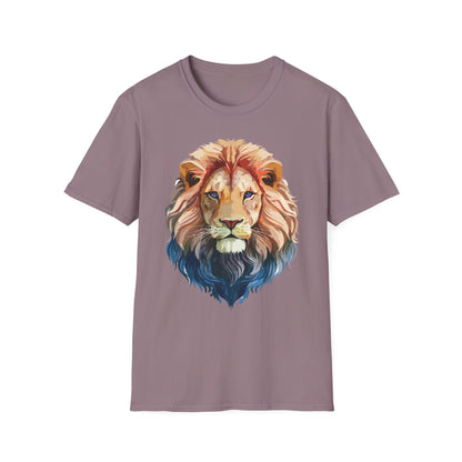 Lion Shirt Unisex Animal Tee Ring Spun Cotton Softstyle Tee Gildan