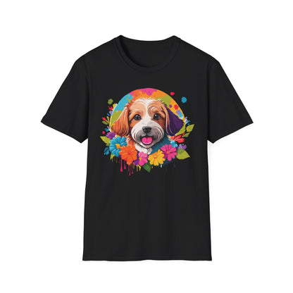 Unisex Dog Shirt Softstyle Cotton Tee Gildan 64000 Animal Tee