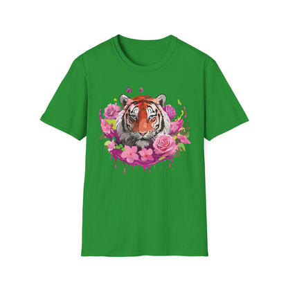 Tiger Shirt Unisex Tee Gildan Softstyle 64000 Ring Spun Cotton
