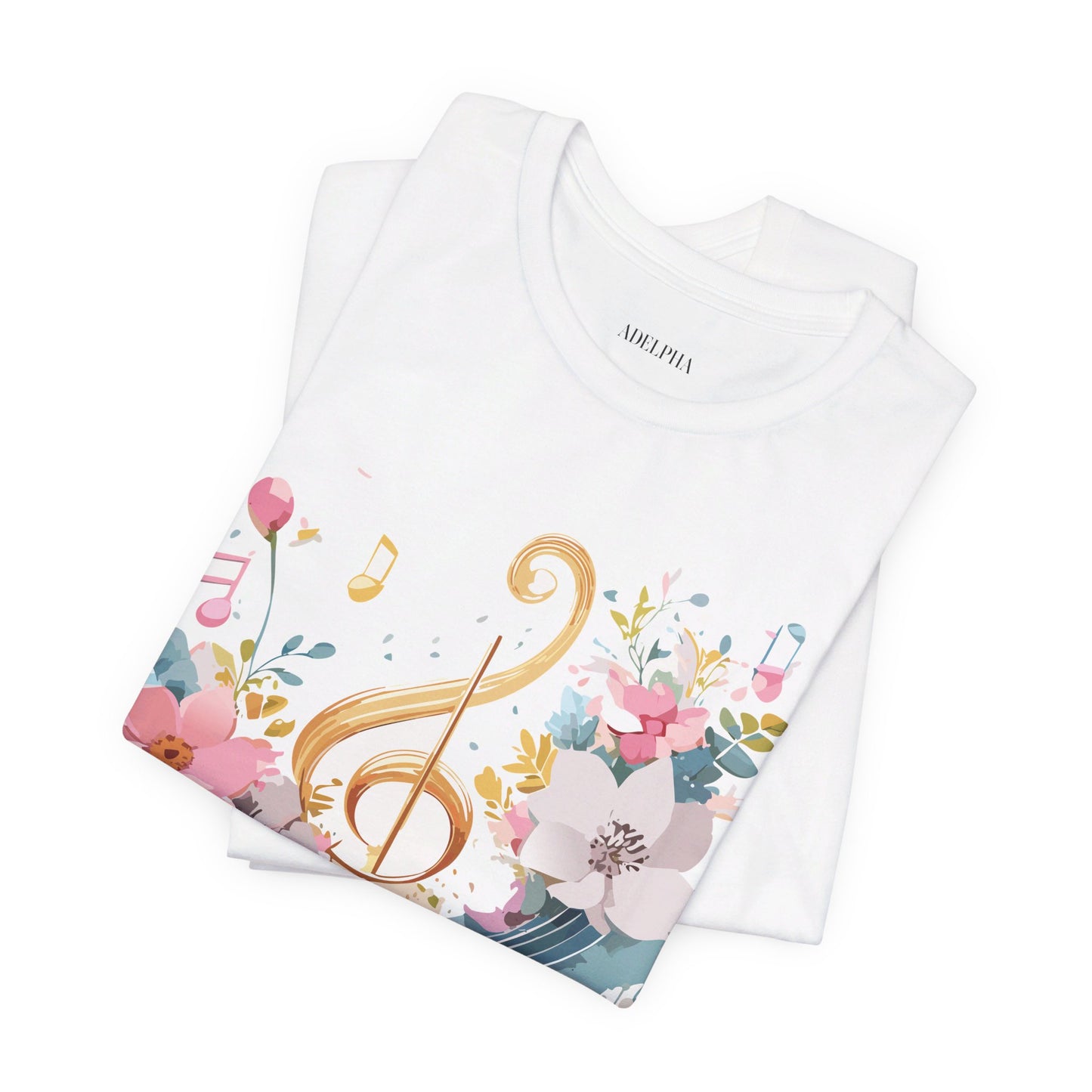 T-shirt en coton naturel - Collection Musique