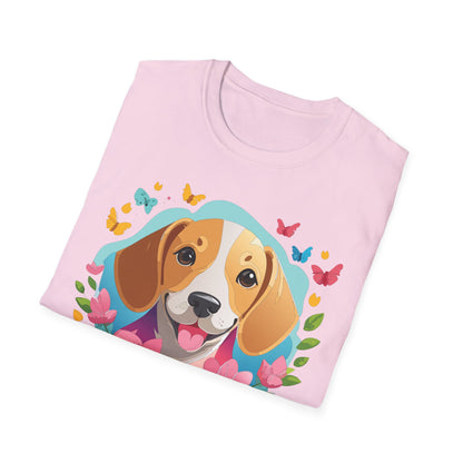 Dog Shirt Unisex Animal Tee Softstyle Cotton Comfort Everyday Wear
