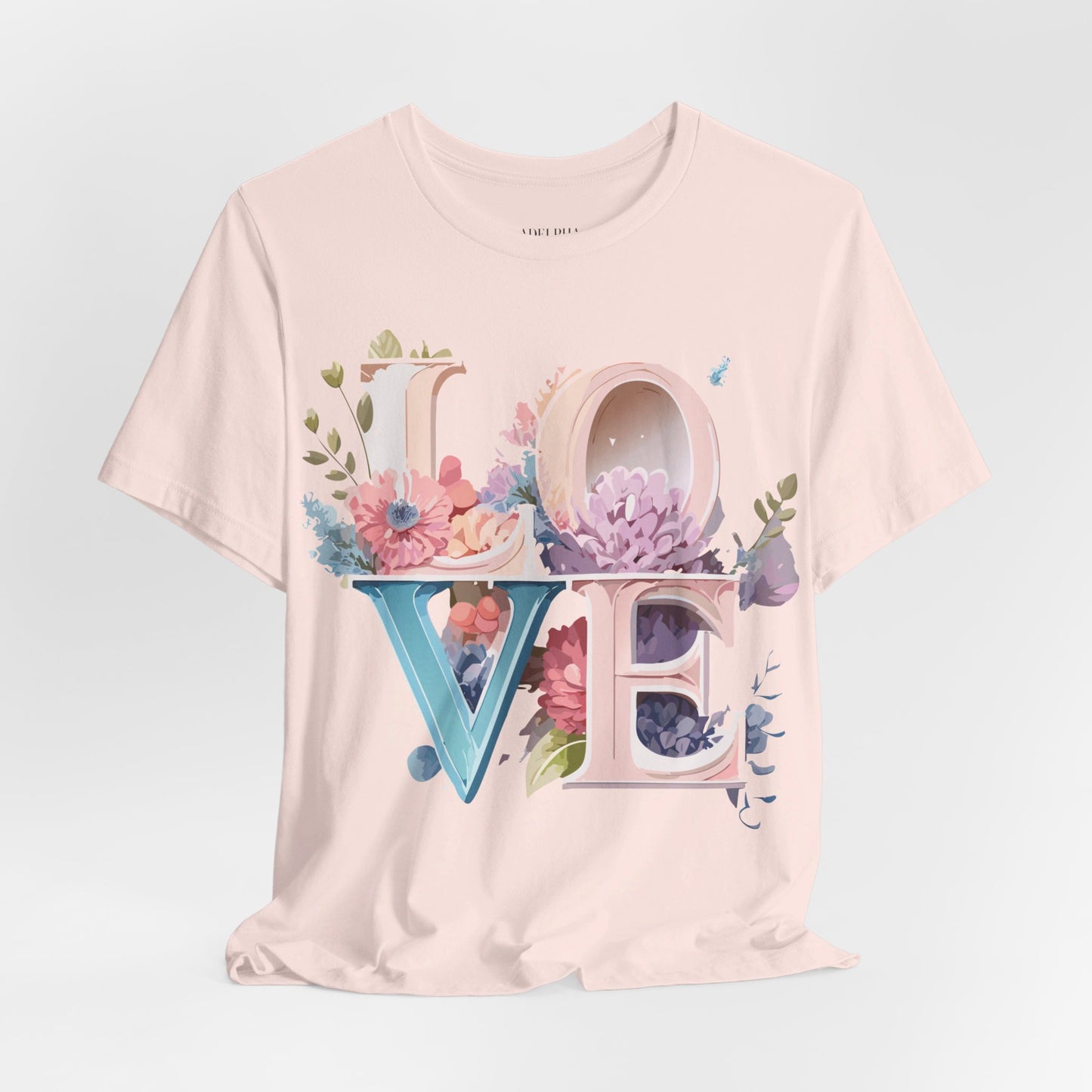 T-Shirt aus natürlicher Baumwolle – Love Story-Kollektion