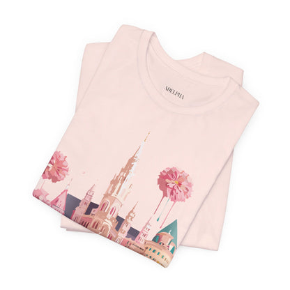 Natural Cotton Tee Shirt - Beautiful Places Collection - Vienna Printify