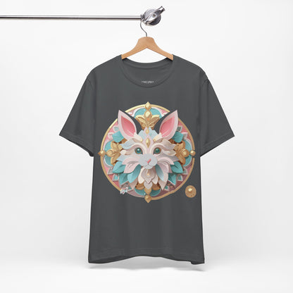 Natural Cotton Tee Shirt - Medallion Collection Printify