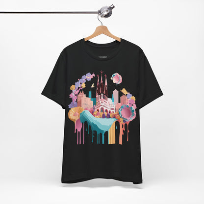 Tourist Shirt, Shirt with Barcelona - ADELPHA