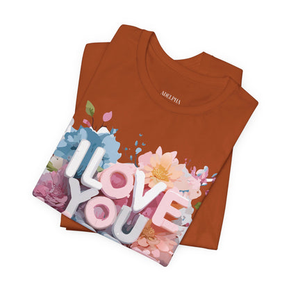 Natural Cotton Tee Shirt - Love Story Collection Printify