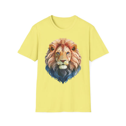 Lion Shirt Unisex Animal Tee Ring Spun Cotton Softstyle Tee Gildan