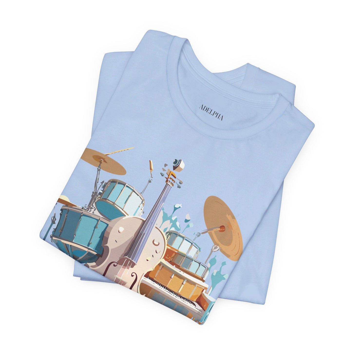 Natural Cotton Tee Shirt - Music collection