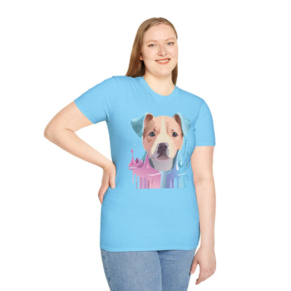 Dog Shirt Unisex Animal Tee Softstyle Gildan 64000 Cotton Tee