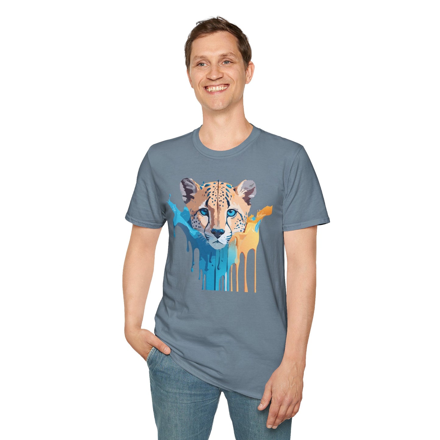 Cheetah Shirt, Shirt with Cheetah, Cheetah Tee, Shirt with Animals